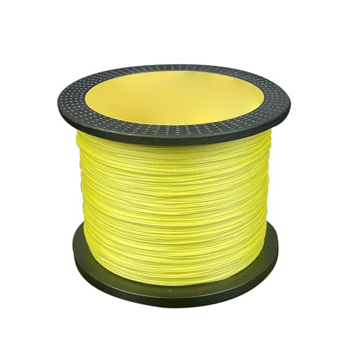 Premium 500M Yellow 8-Strand Braided Fishing Line – High-Tensile PE Fishing-Line for Ultimate Strength, Abrasion Resistance & Casting Performance