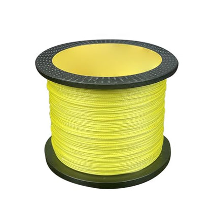 Premium 500M Yellow 8-Strand Braided Fishing Line – High-Tensile PE Fishing-Line for Ultimate Strength, Abrasion Resistance & Casting Performance