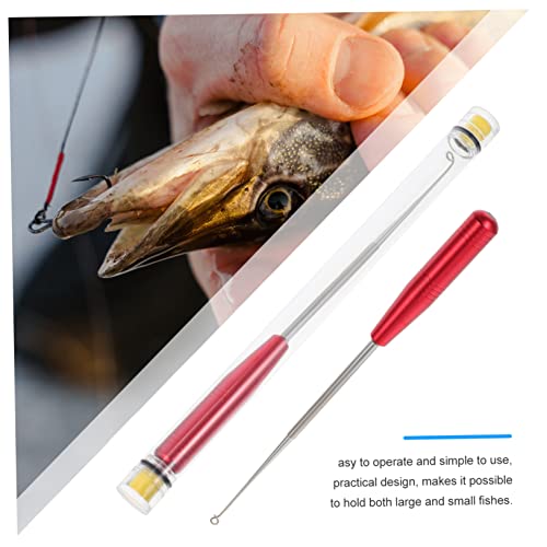 2pcs Stainless Steel Blind Decoupler Lure Retriever Fishhook Remover Tool Ice Fishing Easy to Use for Outdoor Fishing