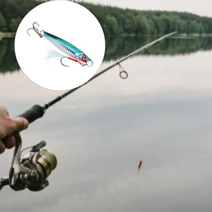Treble Hook Fast Sinking Jigging Baits Jigs Lure 13g/30g/60g Hard Metal Jigging Spoon Lures Saltwater Fishing Lure - color: ColorD 30G