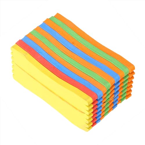 10Pcs Fishing Spools Keeper Foam Fishing Line Board Sponge Fishing Foam Fishing Foam Fishing Winding Fishing Rigs Holder Fishing Winding Board