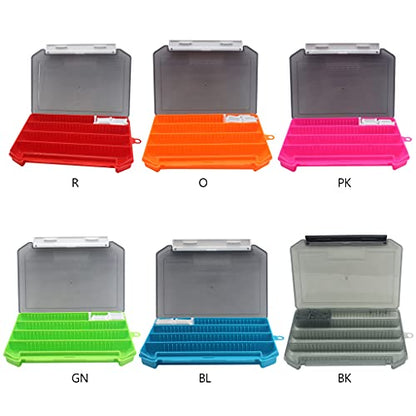 Tackle Boxes with Removable Dividers Fishing Lures Hooks Accessories Fishing Tackle Box Storage Tray - color: Orange