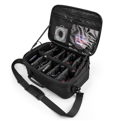 KastKing Fishing Reel Case Medium & Large, Customize Storage, Shockproof Internal Divider Design, Rigid Structural Loadmaster System, Tough and Water-resistant, Keep Reels Protective, Two Size Options - size: Large