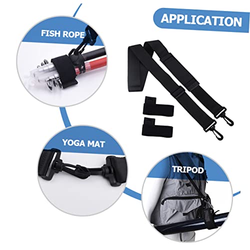 HANABASS Adjustable Rod Strap Fishing Pole Strap Holder Carrying Band for Men Teens