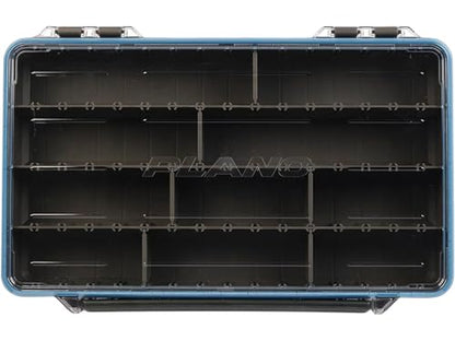 Plano StowAway 3700 Waterproof Stow Tackle Box, 4-Pack, IPX7 Waterproof Rating, with Rustricor, Single Latch Design, Transparent DuraView Lid, Stackable Storage for Fishing Bait, Lures and Gear - size: 3700 4-Pack, style: Regular - New Model