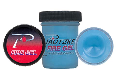 Pautzke Fire Gel Bait Scent Fishing Attractant, Long-Lasting Fish Scent Gel, Freshwater Saltwater Compatible, Strong Scent Trail, Easy Apply Lure Enhancer - color: Bunker/Menhaden