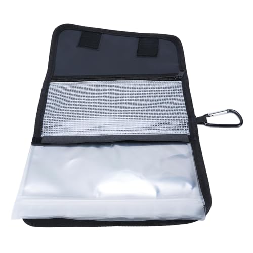RiToEasysports Fishing Lure Storage Bag, with 6 Detachable Lure Bags, Rainproof Tackle Wallet for Soft Baits, Lures, Rigs, Jigs (Green) - color: Green