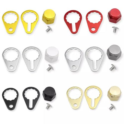 Baitcasting Fishing Reel Screw Nut Locking Cap Crank Handle Compatible with Abu Daiwa Okuma - color: Black, style: Right