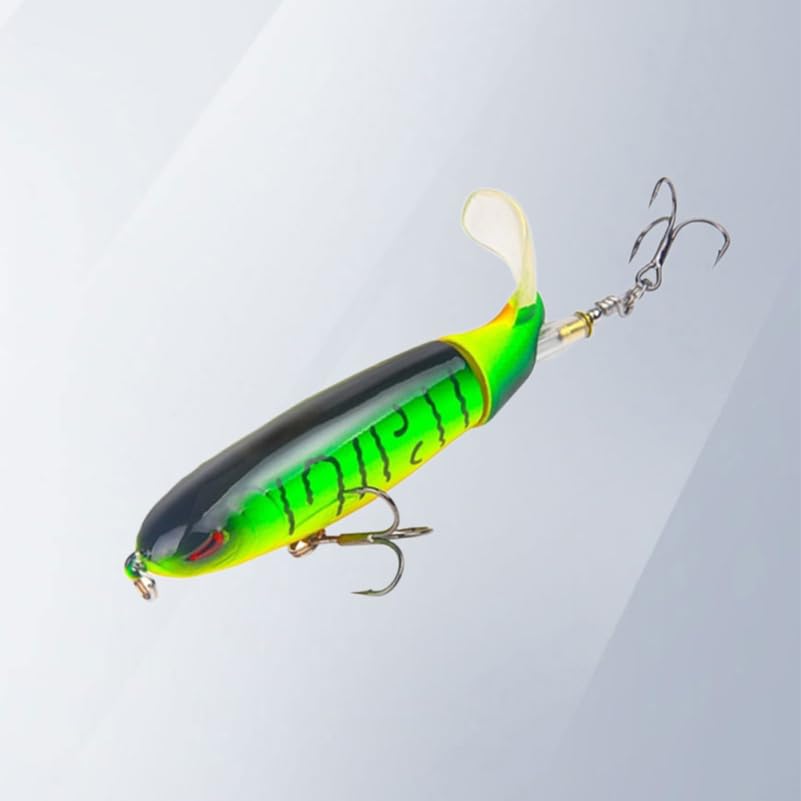 Bass Fishing Lures 3.94 Inch Artificial Hard Bait with Rotating Tail for Sea Bass Pike Aspius Perch Fishing Tackle Accessories
