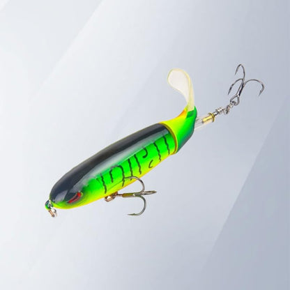 Bass Fishing Lures 3.94 Inch Artificial Hard Bait with Rotating Tail for Sea Bass Pike Aspius Perch Fishing Tackle Accessories