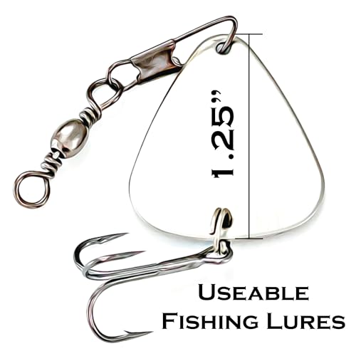 for Him Fishing Lures - Men's Gift Themed Fishing - Set of 3 - Best Catch Ever, Hooked on You, 5 Reasons I Love You - Birthday, Christmas, Stocking Stuffer, Valentine's Day, Just Because