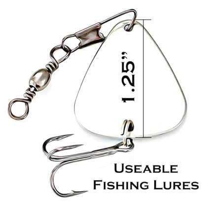 for Him Fishing Lures - Men's Gift Themed Fishing - Set of 3 - Best Catch Ever, Hooked on You, 5 Reasons I Love You - Birthday, Christmas, Stocking Stuffer, Valentine's Day, Just Because