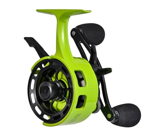 Pack of 1 Inline Fishing Reel Large Spool Diameter Inline Freespool Reel Wear Resistant 3 + 1 BB Ice Fishing Gear for Sea Lake Pond Metal