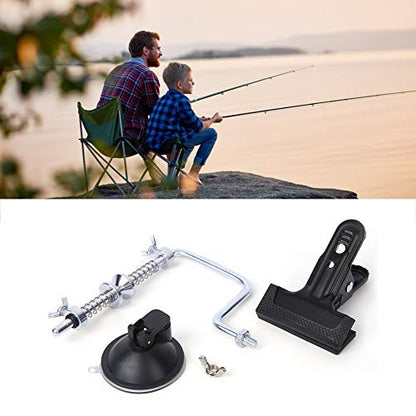 Keenso Fishing Line Spooler Clamp Type Fishing Line Spooler Fishing Line Spool Tool Fishing Spooler Machine with Suction Cup Winder Spooling Tool Tackle