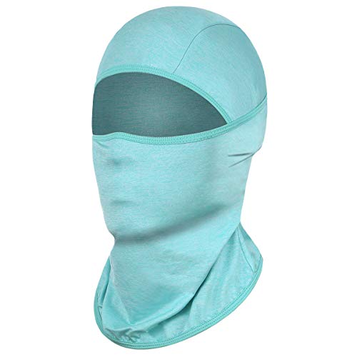 Achiou Ski Mask Balaclava Shiesty, Cooling Ice Silk Motorcycle Face Cover | Ski Mask for Men/Women,Breathable Face Mask,Thin Summer Balaclava,Versatile Use for Skiing Moto,UV Protection,Helmet Friendly - color: Blue