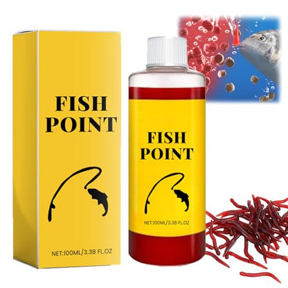 Concentrated Fish Attractant Liquid, 100ml Red Worm Liquid Spray, Powerful Bait Attractant Scent Bait for Freshwater Fishing, Enhances Scent & Improves Bite Response - color: 1Pcs