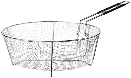Lodge Deep Fry Basket, 11.5-inch, Silver - size: 11.5 Inch