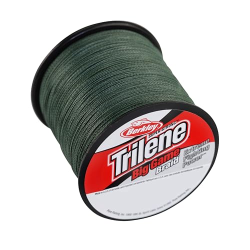 Berkley Trilene Big Game Braid Fishing Line - color: Lo-Vis Green, size: 65lb - 328yd