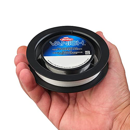 SpiderWire Ultracast Braid Vanish Fluorocarbon Dual Spool, 20lb Translucent Braid with 40lb Clear Fluoro Leader
