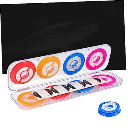 Hemoton 1 Pack Silicone Fishing Line Spools Holder with Storage Box Durable Fishing Line Reels for Tackle Accessories Material