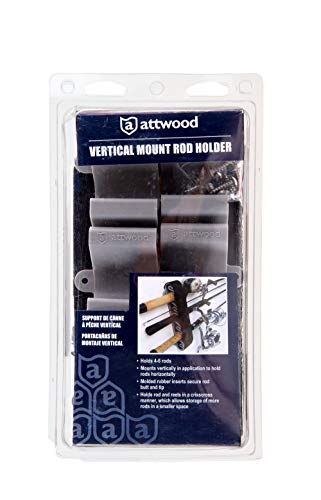 Attwood 12761-7 Vertical Mount Fishing - color: Gray, size: One Size