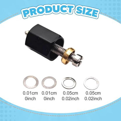 Wire Removal Tool with 4 Metal Gaskets for Fishing Reels, Professional Bea Replacement Kit with 0.1mm and 0.5mm Stainless Steel Washers