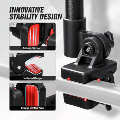 REDCAMP 360° Adjustable Fishing Rod Holders, Non-Slip Silicone Fishing Pole Holders for Chair & Ground Mount, 1/2/4 Pack - color: 1 Pack