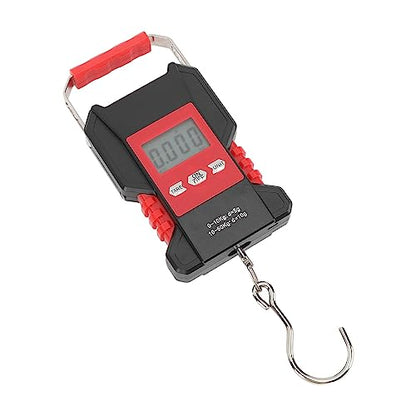 Fish Scale Digital Weight 110lb with Backlit LCD and USB Charging Compatible for Luggage Fishing Travel Includes Measuring Tape Design