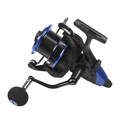 Okuma Rockaway Graphite Body Surf Spinning Reel - size: RBF-8000; 305yds-20lb, 5.3;1, style: Baitfeeder