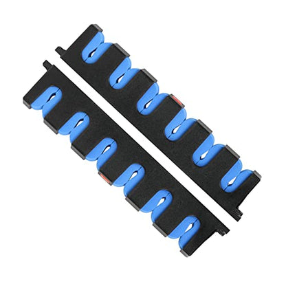 Fishing Rod Holders Wall-Mounted – Simple Deluxe Fishing Rod Rack, Great Fishing Pole Holder for Garage Blue