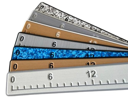 SeaDek Fish Ruler | Next Level | 36 inch Fish Measurement Tool | Perfect for Boats and Kayaks | Cool Gray over Storm Gray - color: Cool Gray/Storm Gray