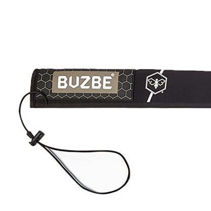 BUZBE Casting Quik-Shield Rod Cover, Fishing Rod Sleeve, Rod Sock, Neoprene Rod Cover, Casting Rod Cover - color: Black