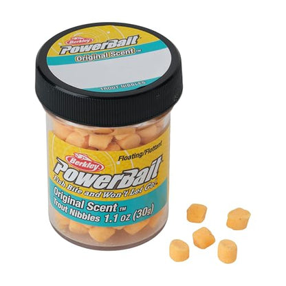 Berkley PowerBait Trout Nibbles Fishing Dough Bait - color: Peach