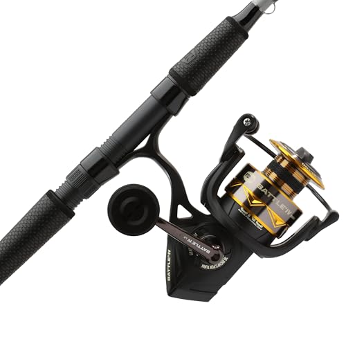 Penn Battle IV Spinning Reel and Fishing Rod Combo - size: 5000 Size Reel - 7' - Medium Heavy - 1pc, style: Battle IV Le