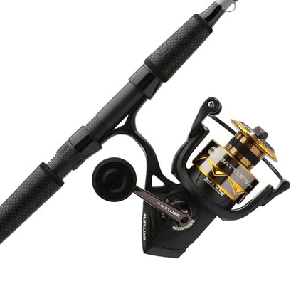 Penn Battle IV Spinning Reel and Fishing Rod Combo - size: 5000 Size Reel - 7' - Medium Heavy - 1pc, style: Battle IV Le
