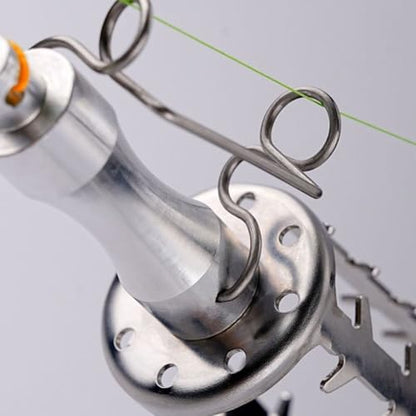 Fish Bait Rescue Device with 30M Pe Line Fishing Lure Retriever Tackle Tool Stainless Steel 40G for Retractor Black+Silver+Orange