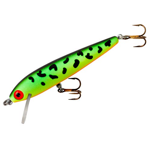 Value Series Minnow Crankbait Shallow Water Fishing Lure - color: Fire Tiger, size: 2 1/2"