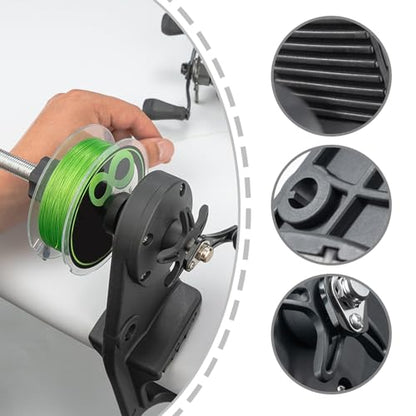 Fishing Line Winders Spoolers Adjustable Stable Spoolers Machine Rotating Reels & Cast Reels Equipment Easy to Use