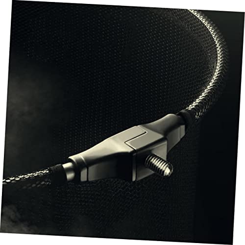 SUPVOX 45cm Aluminum Alloy Fishing Landing Net Head No Scratch Rubber Mesh Comfortable to Carry Install
