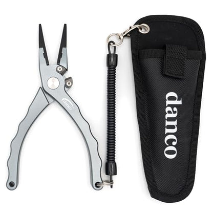Gambler danco Aluminum Fishing Pliers and Fillet Knife Set, 7.5 Inch Pliers with Tungsten Carbide Cutters, 7 Inch Knife - style: 7.5 Inch Aluminum Fishing Pliers Only