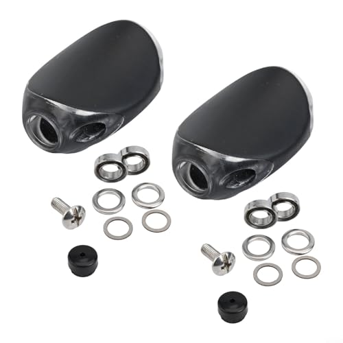 DAIWA fishing reel replacement knobs made of soft acrylic, suitable for carbon fiber rocker handles