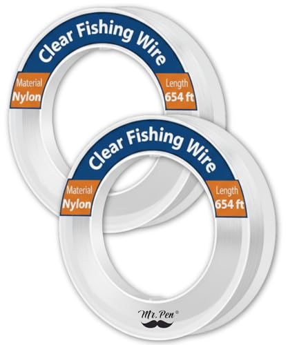 Mr. Pen- 218 Yard Nylon Fishing Line, String for Hanging - size: 2 Pack