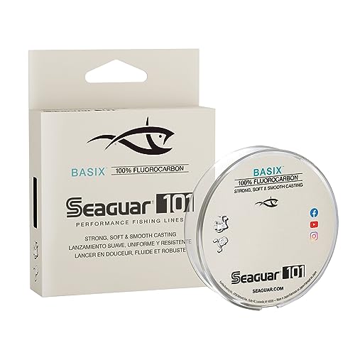 Seaguar Basix Freshwater Mainline, 100% Fluorocarbon Fishing Line, Multiple Sizes - size: 8lbs/200yds
