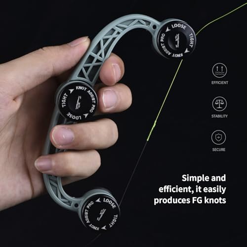 Fishing Bobbin Knotter Assist Knot Tool GT FG PR Line Wire Knotting Machine Fishing Gear