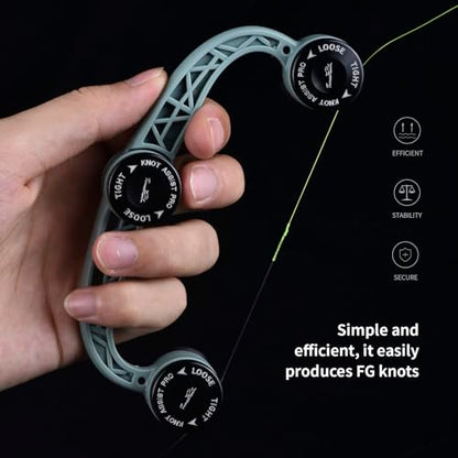 Fishing Bobbin Knotter Assist Knot Tool GT FG PR Line Wire Knotting Machine Fishing Gear