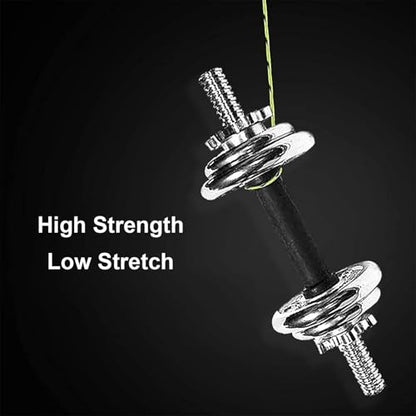 Fly Fishing Backing Line 50M/50Yards 20LB/30LB 8 Strands Polyester Braided Rope Strong Wire Accessories - color: Yellow, size: 50M 20LB