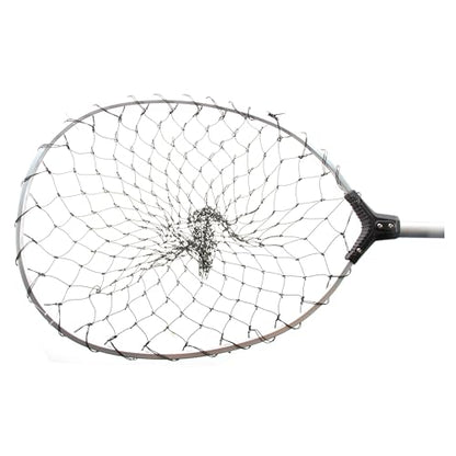Fishing Landing Net with 18" Handle, Lightweight Durable Angling Net, Handle Fishing Landing Net