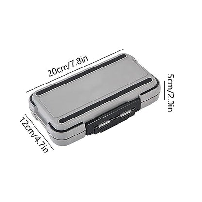TopHomer Fishing Tackle Box, Waterproof Tackle Trays, Plastic Tackle Box Organizer with Removable Dividers Storage Lure Box for Lures - style: Large Orange