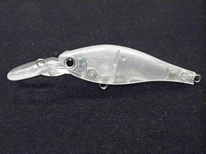 10 Blank Unpainted Minnow Crankbait Topwater Lipless Jerkbait Fishing Lures V3 - color: UPM515P10