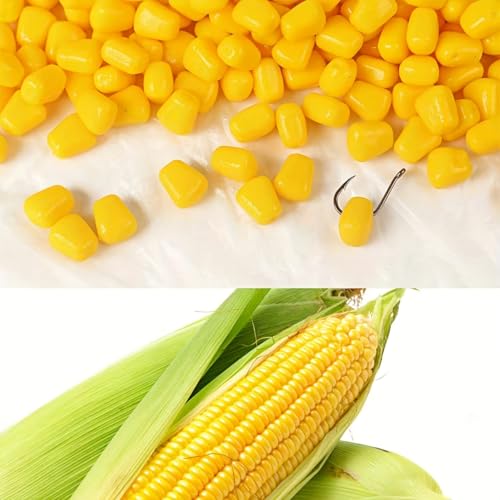 50Pcs Lure Bait Resembling Sinking Corn Kernels, Soft Fishing Bait Tackle